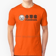 Yoshinoya Logo 2 T Shirt 100% Pure Cotton Japan Yoshinoya Gyudon Rice Tokyo Fast Food Manga Nihon Ra