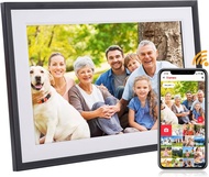 10.1-Inch Digital Photo Frame WiFi Photo Album HD IPS 1280*800 Smart Photo Frame Touch Screen Smart Cloud Electronic Photo Album With 32G Storage Space