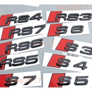 Audi Tail Mark Word Car Black SQ3 SQ5 SQ7 RSQ3 RSQ5 RSQ7 Q3 Q5 Q7