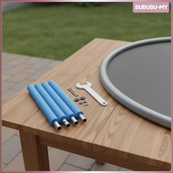 [BububuMY] Trampoline Enclosure Support Pole Padded Foam Steel Pipe Spare Pillar for Trampoline Net 