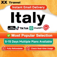 eSIM Italy 5-15Days 10-50GB + Unlimited Travel eSIM Greece 5G High Speed Data
