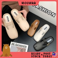 READY STOCK WOOHUU Women Sandal Flat Kasut Wanita Shoes Perempuan