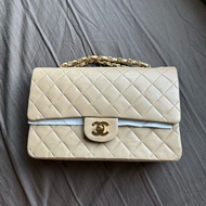 Chanel vintage classic flap bag (beige)