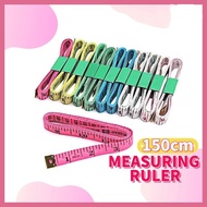 1.5M Dual Sided Body Measuring Ruler Tailor Meter Mini Small Soft Ruler Clothing Measurement Ruler W