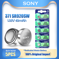 5PCS Sony 371 SR920SW AG6 LR920 370A LR69 SR920 SR69 1.55V 45mAh Silver Oxide Calculator Watch Batte