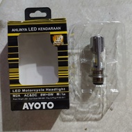 Bohlam Depan Lampu Depan H6 LED AYOTO M2A Kemasan Kuning