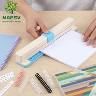 NAESV Paper Punching|30 Hole A4/B5/B6/B7 Universal Paper Puncher, Efficient Round Shape Lightweight 