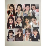 [CLEARANCE SELL] official photocard pc wonyoung ive (5) ive photocard