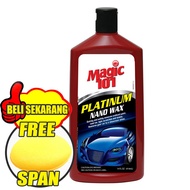 [Magic 101]  Pengilap Kereta Kilat 414ml percuma span/  Magic101 Platinum Nano Wax 414ml Free Sponge