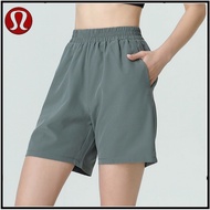 Lululemon Sports Shorts Women Loose Casual Running Cropped Pants High Waist Yoga Shorts 99016