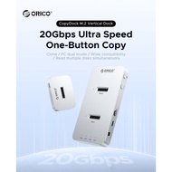 Orico M.2 SSD Vertival Reader/Duplicator speed 10/20Gbps Dual NVME/SATA Support 4TB/8TB (M-Series)