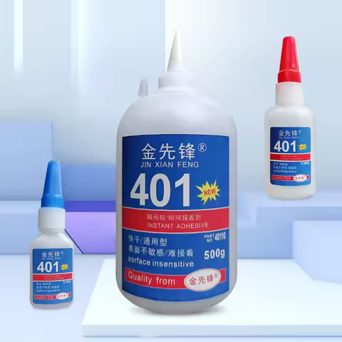 401Glue Instant Fast Adhesive Stronger Super Glue Multi-Purpose Fix Super Strong Liquid Colorless Ad