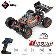 Wltoys Popular 184016 75km/j 2.4g Kereta Rc Tanpa Brushless 4wd Elektrik Berkelajuan Tinggi Luar Jal