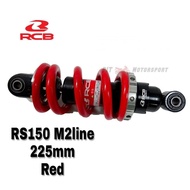 Honda RS150 Monoshock RCB M2 Line 225mm RED Adjustable Absorber Mono Racing Boy
