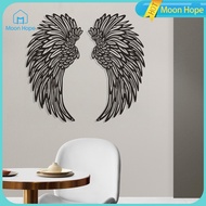 Moon Hope Angel Wings Wall Art Decor with Light Crafts Wall Decoration for Sofa TV Background Dining Room Corridor Indoor Outdoor Office