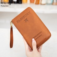 long purse women bag duit wanita 2025 Pemegang pasport panjang RFID baru, beg sijil simpanan tiket, 