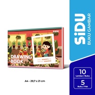 [ BOX ] A4 Drawing Book WHOLESALE Sinar Dunia/ 1 BOX A4 DRAWING BOOK A4 Sketch Book