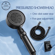 3 ln 1 Shower Head Set With Hose Set High Pressure Bathroom Shower Handheld Shower 5 Spray Modes