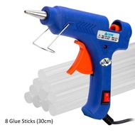 Hot Glue Gun Set with Glue Sticks High Temp Heater Melt Repair Tool Mini Gun 20W