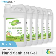 Hand Sanitizer Gel 30 Liter PURELIZER Refill Handsanitizer 5L x6 pcs