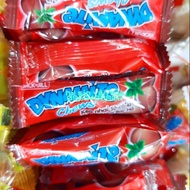 Mint flavored chocolate dynamite candy