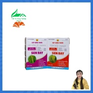 Box containing 2 packs of FLYING LOTUS fertilizer from GAP company to support green rice, bright see