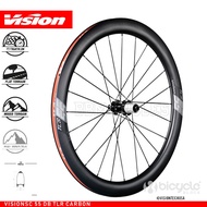 Vision SC 40 55 TLR Disc Carbon Wheelset Tubeless Ready Clincher Centerlock FW 12x100mm | RW 12x142mm Road Bikes Wheels