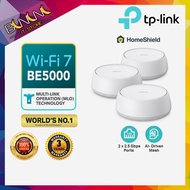 TP-Link BE5000 Deco BE25 WiFi 7 Whole Home AI-Driven Mesh WiFi Router with Homeshield (2 / 3 Pack)