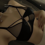 Kall's Blooms Bra Thin Style Big Breasts Small Underwear Sexy Pure Desire Large Size Fat mm Bra Supp