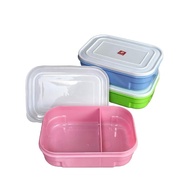 LUNCH BOX SEKAT 2 / TEMPAT MAKAN ANAK / KOTAK BEKAL MISTING MAKANAN / OMPRONG