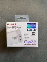 ProMini Gw35 雙Type-C PD3.0 GaN 35W快速充電器