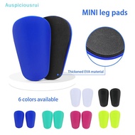 Auspiciousrui 1 Pair Football Shin Pad Wear-resistant Shock Absorbing Leg Protector Lightweight Port