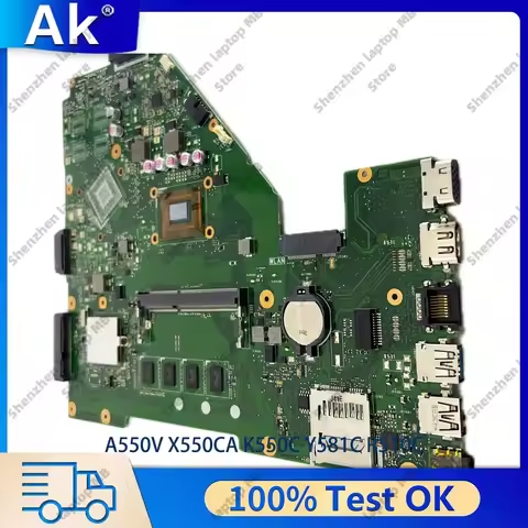 X550CA X550VB X550VC Laptop Motherboard For ASUS VivoBook With I3 I5 I7 CPU X552 X550CL X550CC X550C