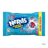 เนิร์ดส์ ขนม กัมมี่ คลัสเตอร์ เวรี่ เบอร์รี่ แชร์แพ็ค 85 กรัม - Nerds Gummy Clusters Very Berry Shar