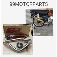 kriss110 wave110 lc135 wave dash y15 28mm 32mm GL TURBO Z DRAG EXHAUST PIPE racing LC 4s 5s Wave125 