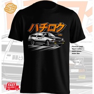 Toyota 2025 fashion Ae86 Gt86 Jdm Sticker Inital D Retro Drift Automotive T-shirt Car Racing Auto Ts