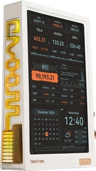 金色Divoom Times Frame 智能透明數碼相架