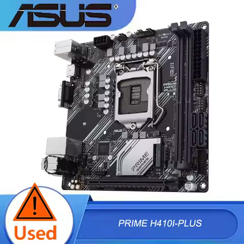 ASUS PRIME H410I-PLUS Motherboard 64GB HDMI M.2 LGA 1200 DDR4 Mini-ITX H410 Mainboard