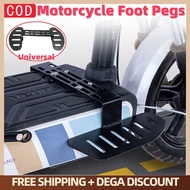 Motorcycle Folding Foot Pegs Ebike Pedal Widened Anti Slip Footrest Universal Comfortable Step Metal