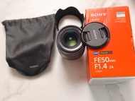 Sony Planar T* FE 50mm F1.4 ZA SEL50F14Z定焦鏡頭