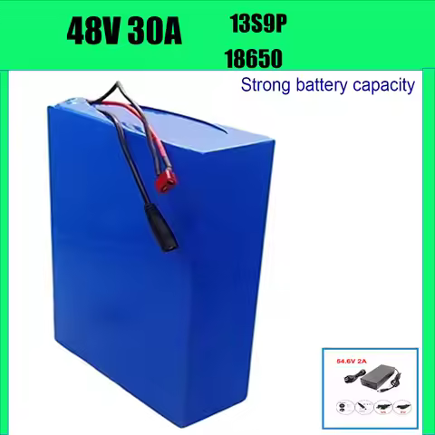 48V 13S9P 18650 30ah nueva battery litio potencia capacidad completa battery de litio adecuada para 