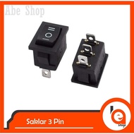 Abe switch 21x15mm small on off on switch 3 pin 3 feet 3 Logic
