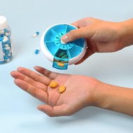 Digital Rotating Pill Box Multi-Purpose Pill Box Multi-Purpose Tablet Storage Box Lucky Turntable Bo