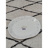 corelle serving platter 31cm plum