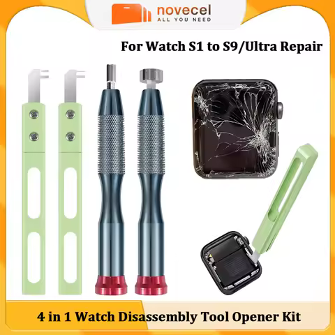 4 in 1 Watch Battery Opening Disassembly Repair Tool Kit For Apple Watch S4 S5 SE S6 S7 S8 S9 Ultra 
