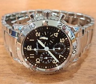 Breguet  寶璣  Type XX 3800 chronograph  with original all stainless steel bracelet / Intact T Swiss T