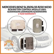 MERCEDES BENZ SL350 SL55 R230 W230  BCM BATTERY CONTROL MODULE USED 1YEAR WARRANTY