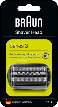 Braun Replacement for 21B Razor Razors Series 3 Black