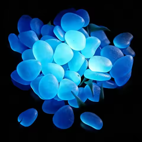 Luminous Stone100 500One Pack0.31 0.39Inch Fish Tank Flower Pot Landscaping Decoration Luminous Ston