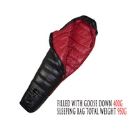 Original Outdoor Ultralight Camping Sleeping Bag Warm Goose Down Filled Adult Mommy Style Sleeping B